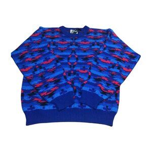 VINTAGE  Tyrolia Skiwear by Head Crewneck Sweater Men Multicolor